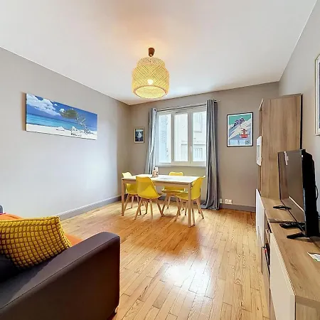 Grand T4 Centre-ville 8 Pers Jardin Lecoq